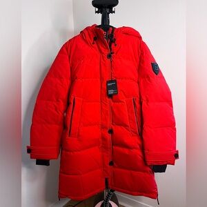 RUDSAK Vibrant Red Women’s High Tech Winter Puffer Jacket